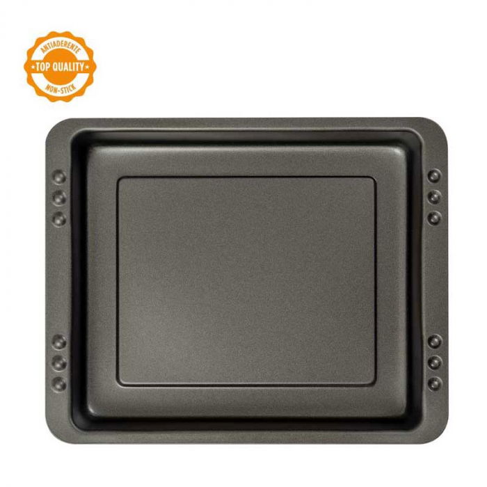 Tava Coacere Dreptunghiulara 28.5 x 23 x H 4 cm, Aluminiu Antiaderent [2]