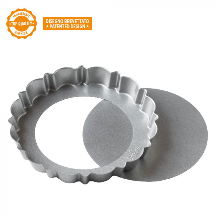 Tava Coacere Margini Festonate si Baza Detasabila Ø 30 x H 3 cm, Aluminiu Antiaderent [2]