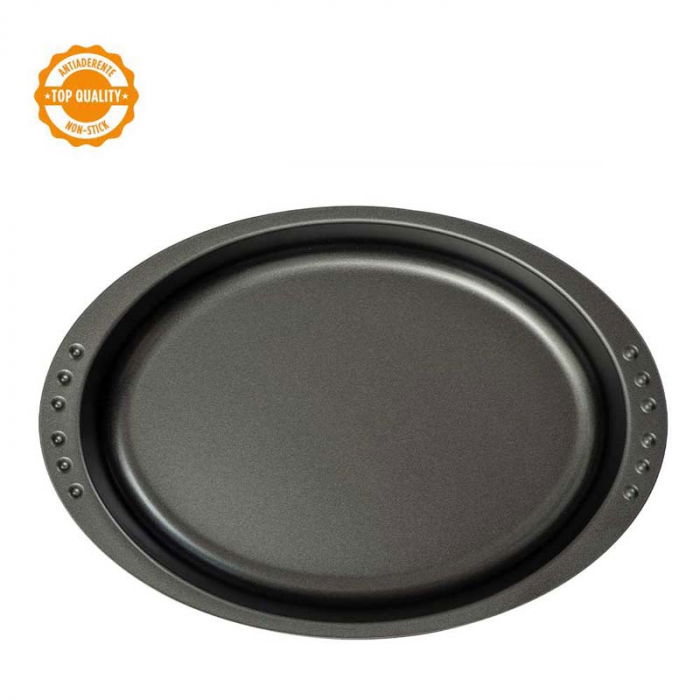 Tava Coacere Ovala 36 x 25 x H 5.5 cm, Aluminiu Antiaderent [2]