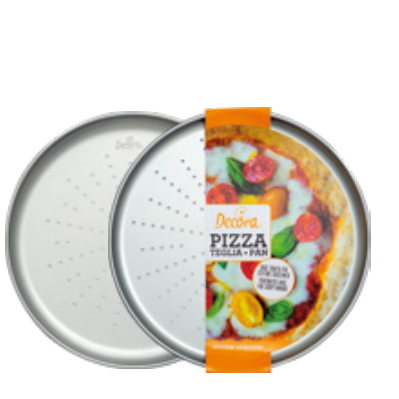 Tava Coacere Pizza Ø 28 x H 1.8 cm, Aluminiu Anodizat [1]