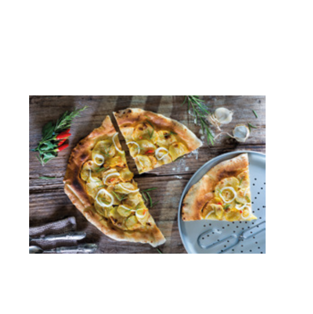 Tava Coacere Pizza Ø 28 x H 1.8 cm, Aluminiu Anodizat [2]