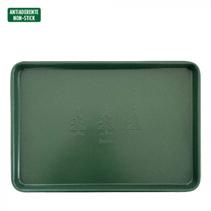 Tava Dreptunghi Calebration Verde 39.5 x 27 x H 2.4 cm, Metal Antiaderent [2]