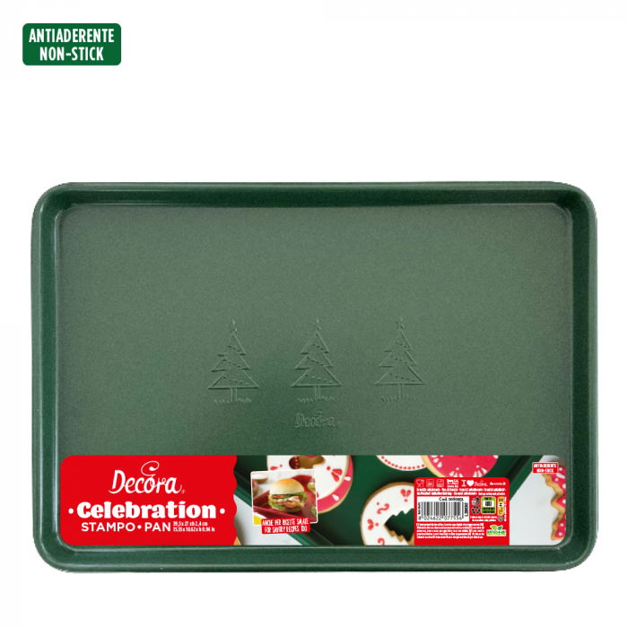 Tava Dreptunghi Calebration Verde 39.5 x 27 x H 2.4 cm, Metal Antiaderent [1]