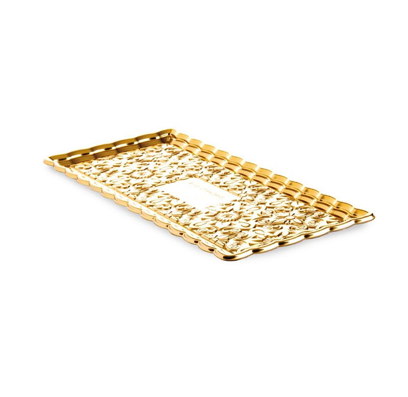 Tava Dreptunghiulara Aurie Expunere 35 x 15 cm, Set 25 buc [1]