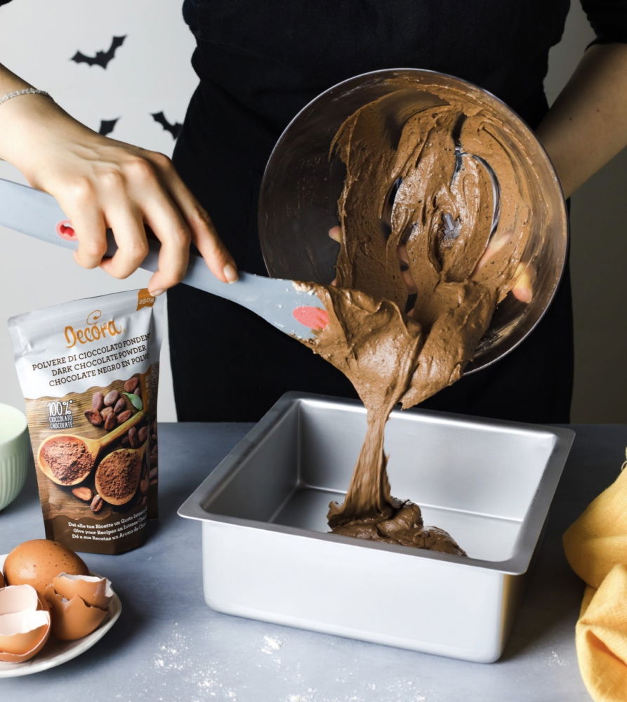 Tava Patrata Margini Drepte, 20 x 20 x H 7.5 cm, Aluminiu Anodizat [2]