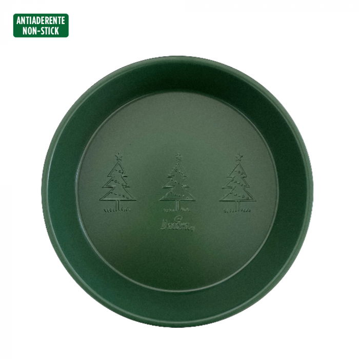 Tava Rotunda Calebration Verde Ø 24.5 x H 5 cm, Metal Antiaderent [2]