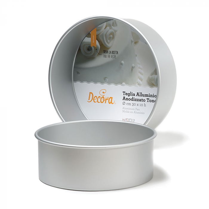 Tava Rotunda Margini Drepte, Ø 23 x H 10 cm, Aluminiu Anodizat [1]