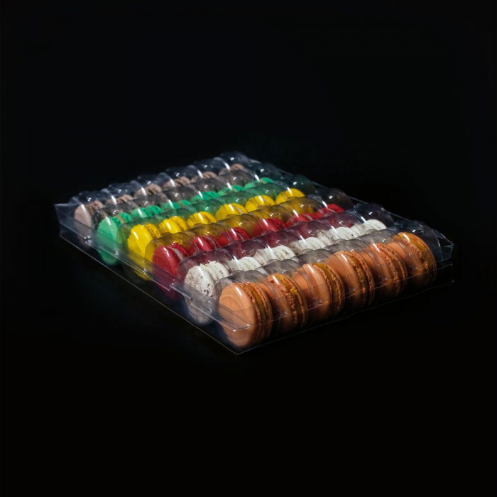 Tavita Macarons/Fursecuri, 36 cavitati Material Plastic Transparent 29.5 x 19. 5 x H 2.5 cm [2]