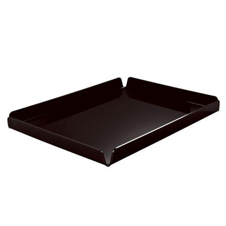 Tavita Margini Drepte, Plexiglas Negru, 39.5 x 29 x H 2 cm [1]