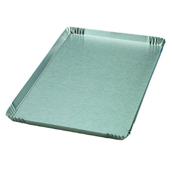 Tavita Prezentare Aluminiu Eloxat, 4 margini, 37.5 x 24.5 x H 2 cm [1]