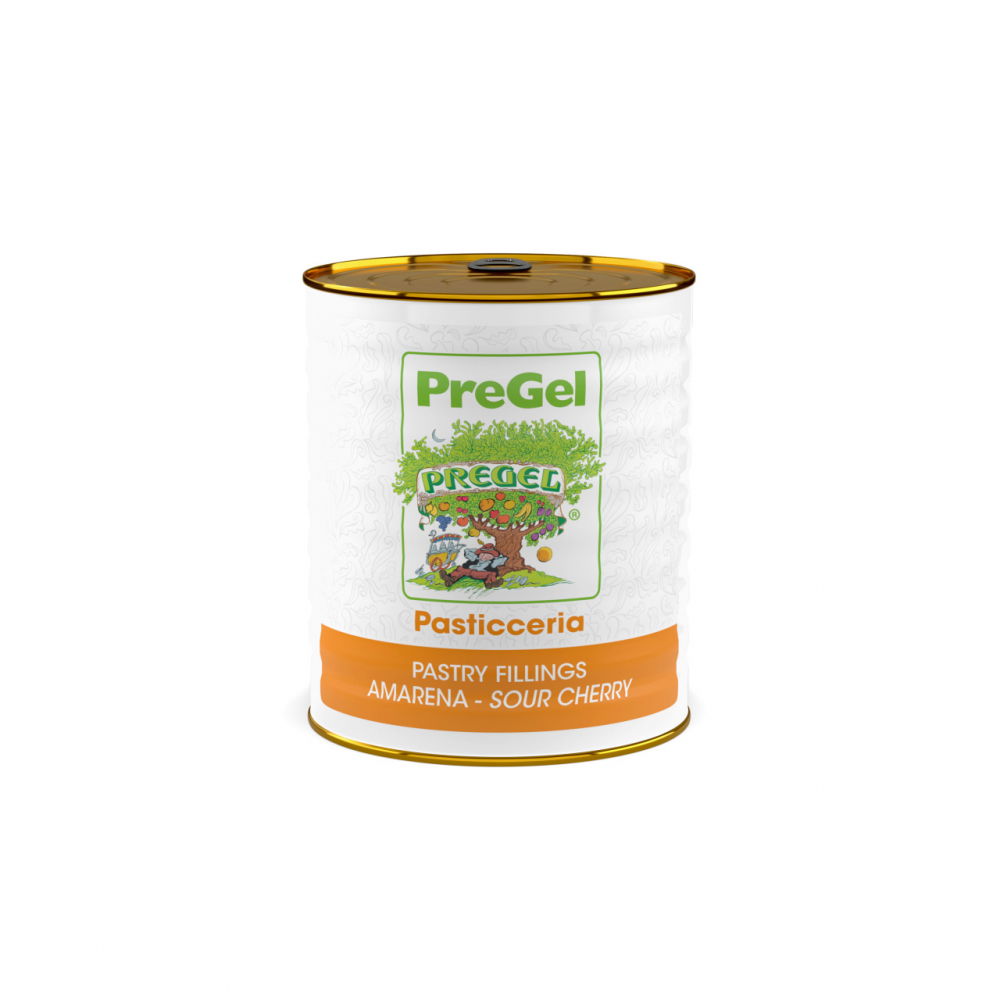Umplutura cu Bucati Fruct Amarena Sour Cherry PreGel, 3 kg [1]