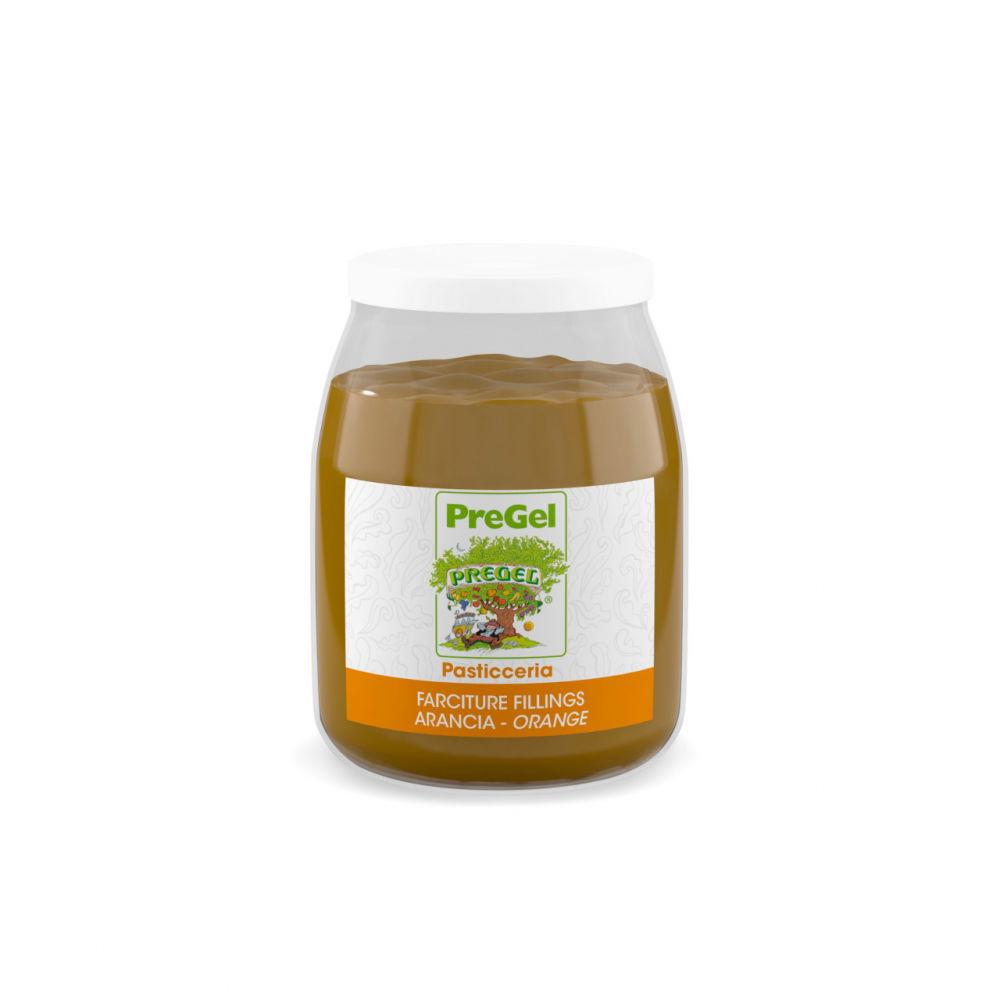 Umplutura Piure cu Bucati Fruct Portocala PreGel, 1.1 kg [1]