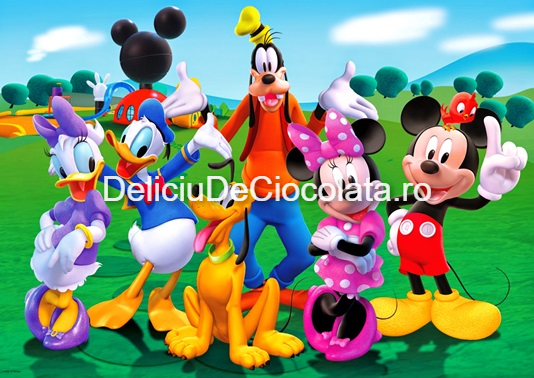 Vafa imprimata Clubul lui Mickey Mouse Model 1, A4 [1]