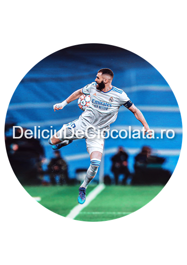 Vafa imprimata Fotbal Benzema Model 2, Ø 20 cm [1]