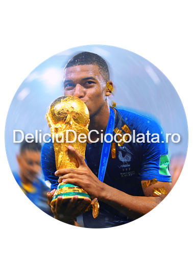 Vafa imprimata Fotbal Mbappe Model 3, Ø 20 cm [1]
