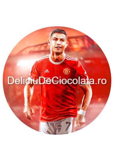 Vafa imprimata Fotbal Ronaldo Model 2, Ø 20 cm [1]