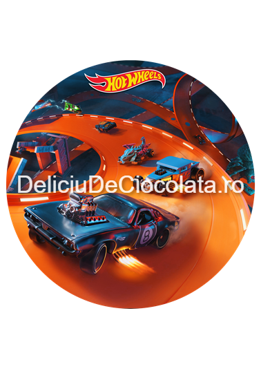 Vafa imprimata Hot Wheels Model 1, Ø 20 cm [1]