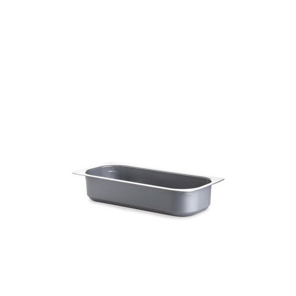 Vascheta Plastic Inghetata 2.5 L, 34.6 x 16.5 cm x H 7 cm, Gri, Set 120 buc [1]