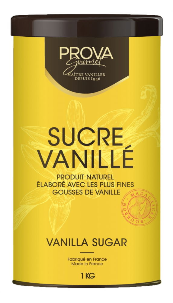 Zahar Aromatizat cu Vanilie Naturala Prova Gourmet, 1 Kg [1]