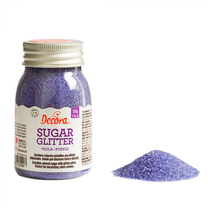 Zahar Glitterat Violet, 100 g [1]