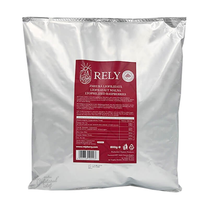 Zmeura Liofilizata Granulata, Rely, 800g [2]