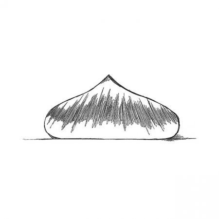 Aluna/Nuca Cocos 3D, Ø18xH7 cm - Forma Silicon Tort 3D golet [2]