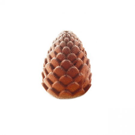 Forme de Silicon Cofetarie - Ananas/Con Brad 3D, Ø6xH7.3 cm - Forma Silicon Monoportii, 5 cavitati