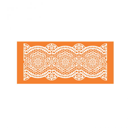 Cofetarie - Ustensile - Banda Silicon Dantela 26x11.5 cm