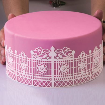 Cofetarie - Ustensile - Banda Silicon Dantela 33x8.9 cm