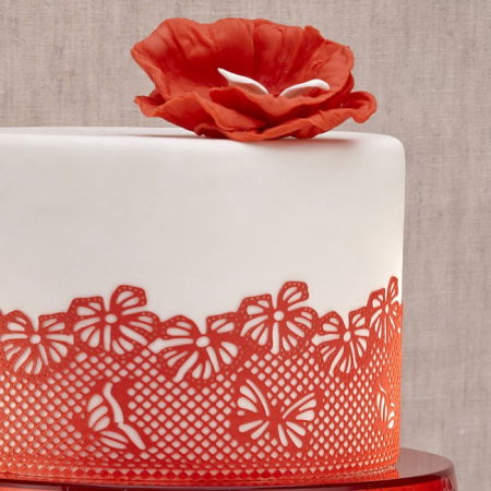 Mulaje Decor Dantela - Banda Silicon Dantela 37.5x7.5 cm