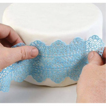 Mulaje Decor Dantela - Banda Silicon Dantela 40 x 20 x H 0.18 cm