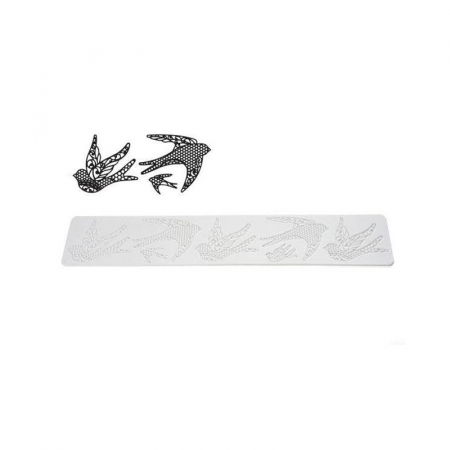 Mulaje Decor Dantela - Banda Silicon Dantela Pasari 40 x 8 x H 0.18 cm