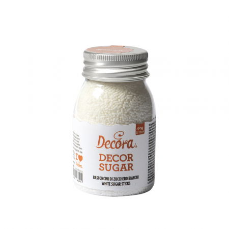 Decoratiuni Comestibile, Decor Tort - Bastonase Zahar Alb, 90 g