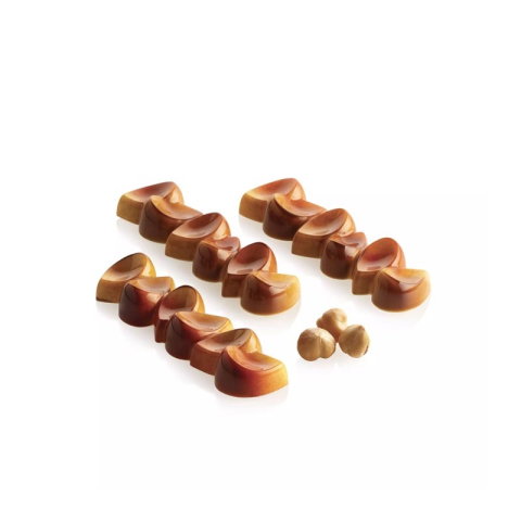 Ciocolaterie - Matrite, Ustensile - Batoane Ciocolata 11 x 3 x H 1.7 cm - Matrita Policarbonat Aurora, 8 cavitati (CH048), 29 gr