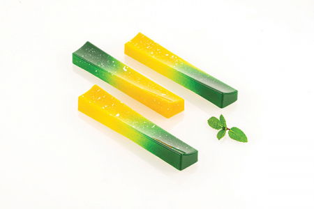 Ciocolaterie - Matrite, Ustensile - Batoane Ciocolata 12 x 2 x H 1.5 cm - Matrita Policarbonat Wave, 10 cavitati (CH003)