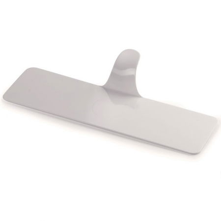 Accesorii Tort, Candy Bar, Bufet - Baza Plastic Prezentare Monoportii, Model Dreptughiular Alb, 13 x 3.8 cm, Set 250 Buc