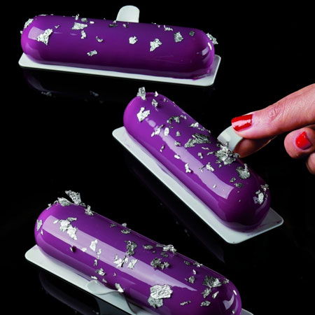 Accesorii Tort, Candy Bar, Bufet - Baza Plastic Prezentare Monoportii, Model Dreptughiular Alb, 13 x 3.8 cm, Set 250 Buc