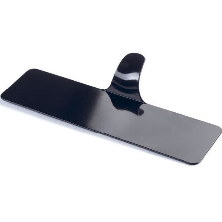 Accesorii Tort, Candy Bar, Bufet - Baza Plastic Prezentare Monoportii, Model Dreptughiular Negru, 13 x 3.8 cm, Set 250 Buc