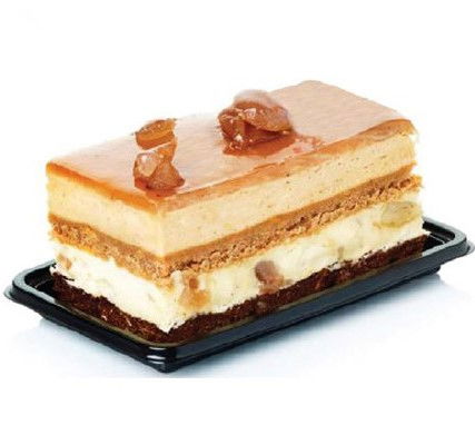 Accesorii Tort, Candy Bar, Bufet - Baza Plastic Prezentare Monoportii, Model Dreptunghiular Negru, 8 x 5 cm, Set 100 Buc