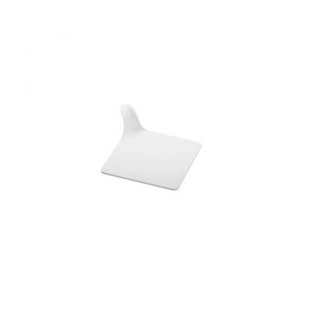 Accesorii Tort, Candy Bar, Bufet - Baza Plastic Prezentare Monoportii, Model Patrat Alb, 6.1 x 6.1 cm, Set 350 Buc