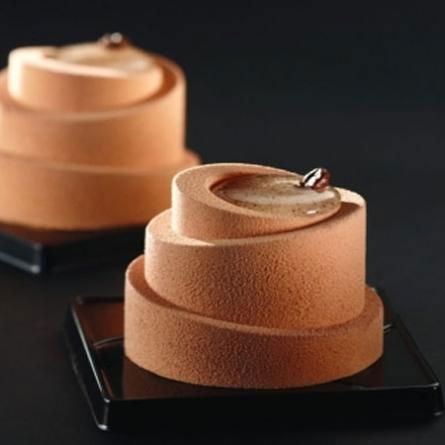 Accesorii Tort, Candy Bar, Bufet - Baza Plastic Prezentare Monoportii, Model Patrat Negru 8.5 x 8.5 x H 0.7 cm, Set 250 Buc