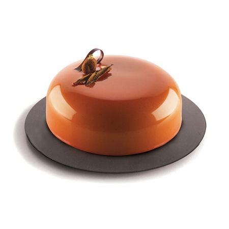 Accesorii Tort, Candy Bar, Bufet - Baza Plastic Prezentare Torturi, Model Rotund Negru Ø 16.5 x H 0.7 cm, Set 10 Buc