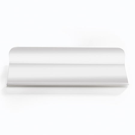 Accesorii Tort, Candy Bar, Bufet - Baze Dreptunghi Servire Monoportii, Plastic Reciclabil Alb, 6x14 cm, Set 100 Buc