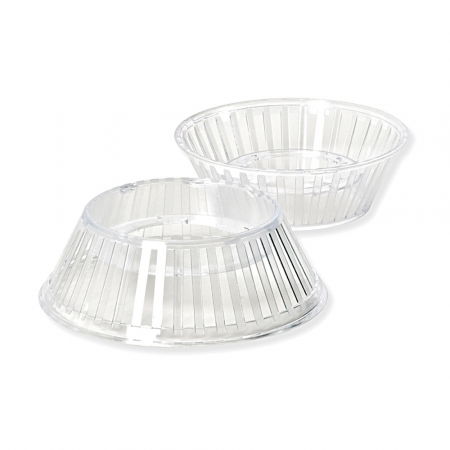 Ciocolaterie - Matrite, Ustensile - Baze Oua Ciocolata 750 g, Material Plastic Transparent, Ø14.5xH5 cm, Set 3 Buc