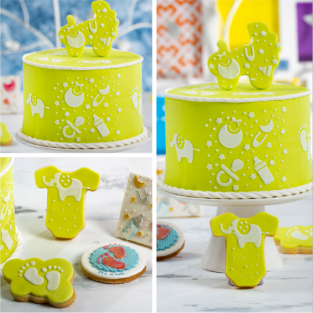 Decupatoare - Bebe, Body si Carucior - Decupatoare Plastic Ø 7.5 si 8 x H 2.2 cm, 2 Buc 