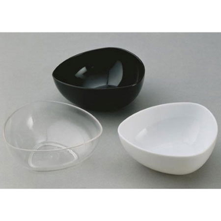 Accesorii Candy Bar, Bufet, Catering - Boluri Mici Ø 7.5 x H 3 cm, Plastic Transparent, Set 100 Buc