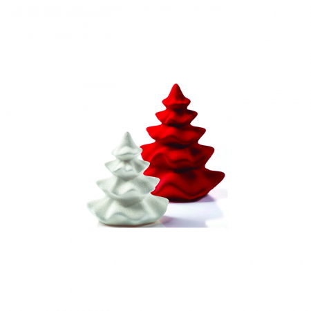 Ciocolaterie - Matrite, Ustensile - Brad Craciun TuTu 3D, Ø14xh15 cm - Kit Matrite Plastic 2 Subiecte