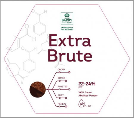 Cacao si Unt de Cacao - Cacao pudra alcalinizata 22-24%, Extra Brute, 5 kg, Cacao Barry