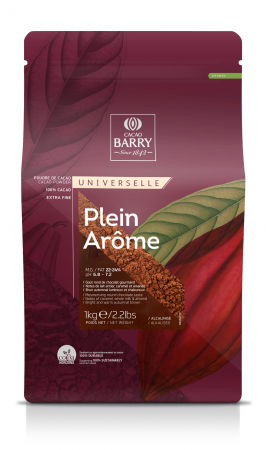 Cacao si Unt de Cacao - Cacao pudra alcalinizata 22-24%, Pleine Arome, 1 kg, Cacao Barry