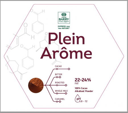 Cacao si Unt de Cacao - Cacao pudra alcalinizata 22-24%, Pleine Arome, 1 kg, Cacao Barry